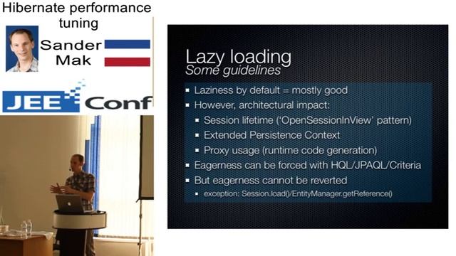 Hibernate performance tuning (Sander Mak, Netherlands) смотреть онлайн