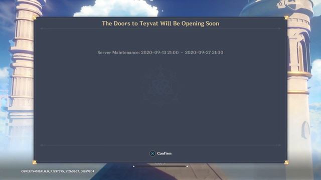 Genshin Impact server maintenance information and when the game starts смотреть онлайн