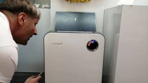 Очистка воздуха от табачного дыма  мойкой воздуха CUCHEN Airwash CNH-DE5900RU