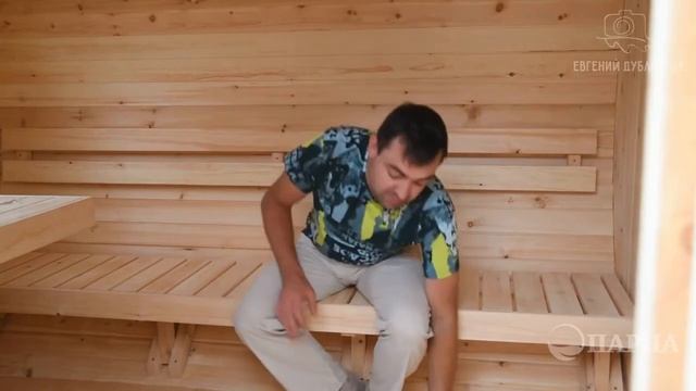 Базовая комплектация бани-бочки "Парна" смотреть онлайн