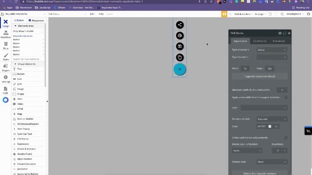 Recreating the Speed Dial React Component | Bubble.io Tutorial смотреть онлайн