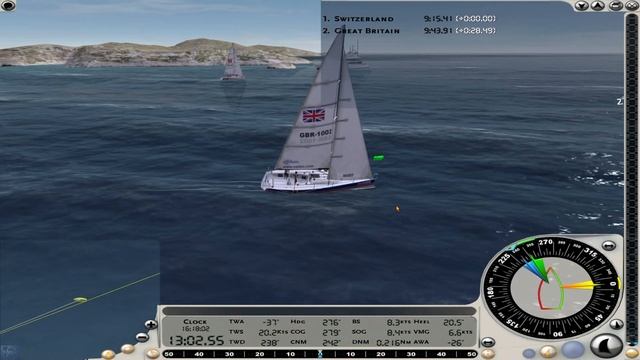 Virtual Skipper 5: Offshore Cup S01 R02 GB vs SWI. смотреть онлайн