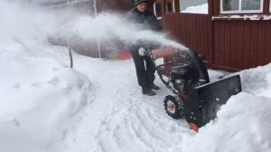 Снегоуборщиком быстрее #патриот #снегоуборщик #патриотсибирь #патриот110