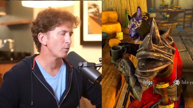 Todd Howard about Inigo mod. Skyrim Anniversary Edition смотреть онлайн