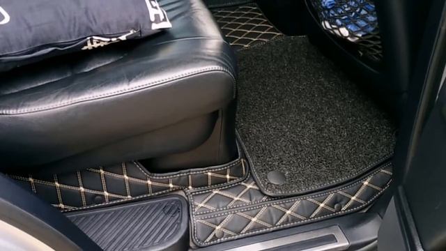 Производство автомобильных 3D ковров и ковриков из экокожи в салон автомобиля. смотреть онлайн