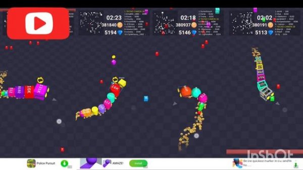 cube arena 4 cubes in 1 #cube #arena #challenge #gameplay #games #highestscore #worldrecord #best