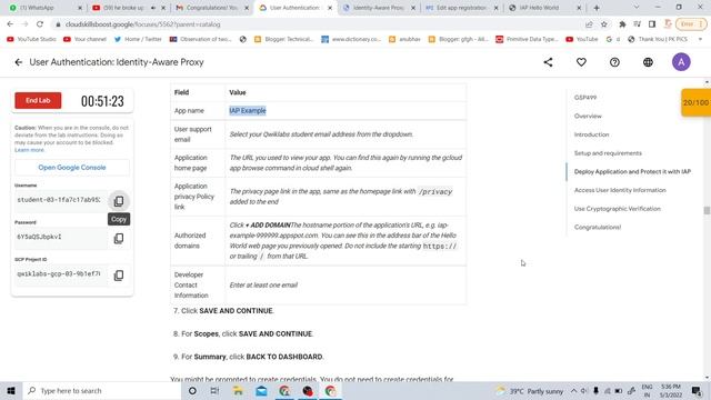 User Authentication: Identity-Aware Proxy GSP499 Quest 3 смотреть онлайн