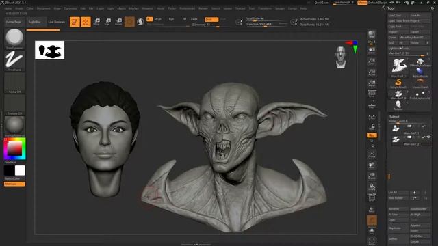 Zbrush modeling and DLP printing full process_3 смотреть онлайн