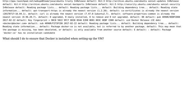 Installing docker on VM during installation via vagrantfile смотреть онлайн