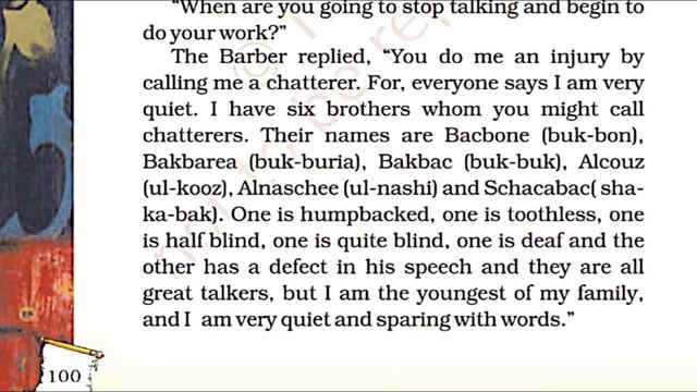 हिन्दी explanation + Word meanings / THE TALKATIVE BARBER / class 5 English ncert смотреть онлайн