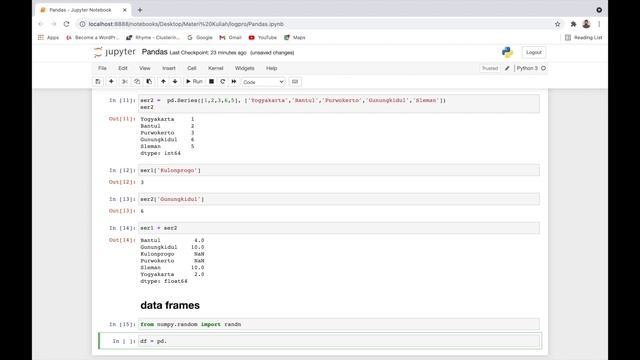 Library Pandas pada Bahasa Pemrograman Python Ep. 1 смотреть онлайн
