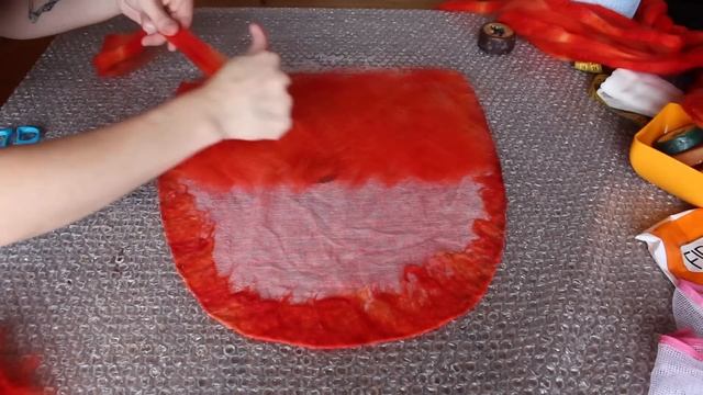 FELTING & ВАЛЯНИЕ: Как свалять шапку на шаблоне смотреть онлайн