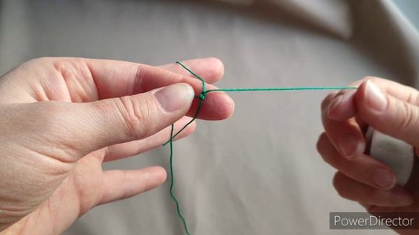 Фриволите, Урок 1. Узел фриволите.