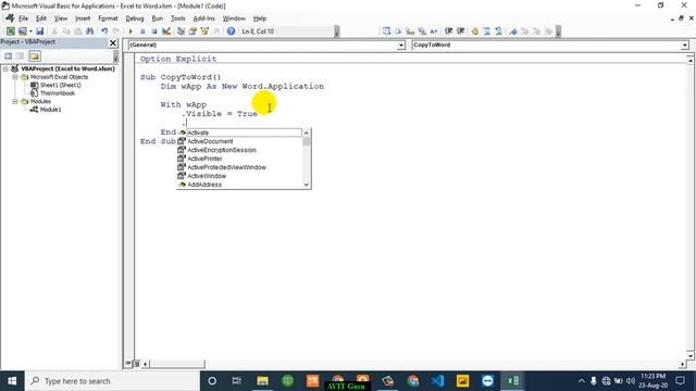 How to Export Data from Excel to Word using VBA смотреть онлайн