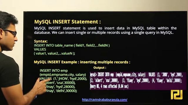 06 MySQL - insert statement - MYSQL CRASH COURSE - INSPIRED STUDY смотреть онлайн