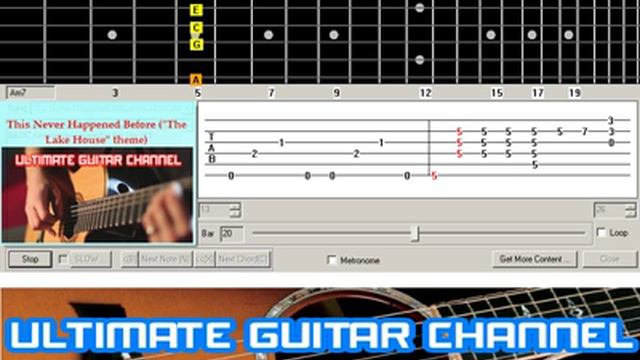 [Guitar Solo Tab] This Never Happened Before ("The Lake House" theme)(Paul McCartney) смотреть онлайн