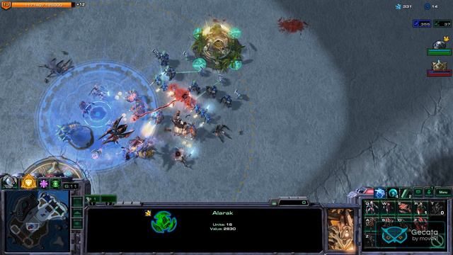 StarCraft 2 Direct Strike Alarak Gameplay смотреть онлайн