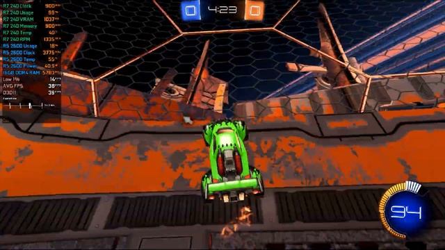 Rocket League - AMD Radeon R7 240 - 1080p/900p/720p смотреть онлайн