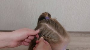 2 колоска в школу. 2 french braids to school.😍