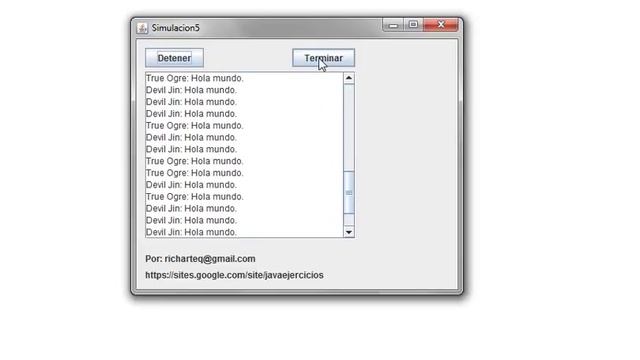 Java Threads Swing - Simulación 5 смотреть онлайн