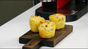 Маффины с ветчиной и сыром