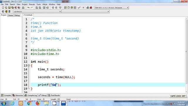 time function in C Language | Hindi | By Pankaj Panjwani смотреть онлайн