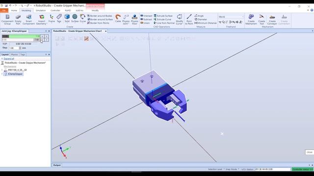 RobotStudio - How to create a moving gripper finger смотреть онлайн