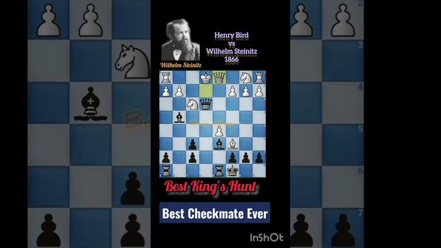 Best Checkmate Ever, Steinitz vs Bird 1866 смотреть онлайн