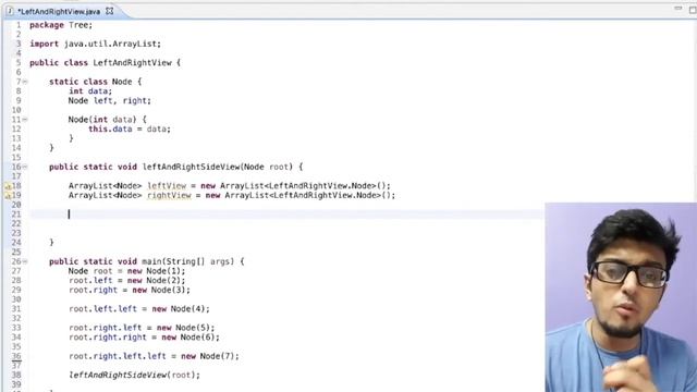 Binary tree (Q&A 3): Print Left View of a Binary Tree | Print Right View of a Binary Tree #LeftView смотреть онлайн