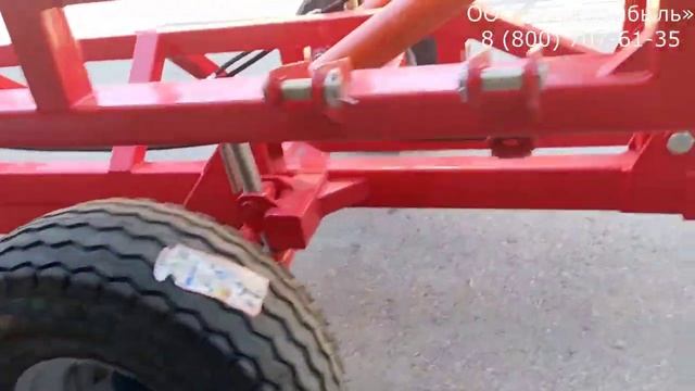 Культиватор КПМ Агро 10-метровый, 4-рядный, евро складывание. Рабочие органы Беллота. смотреть онлайн