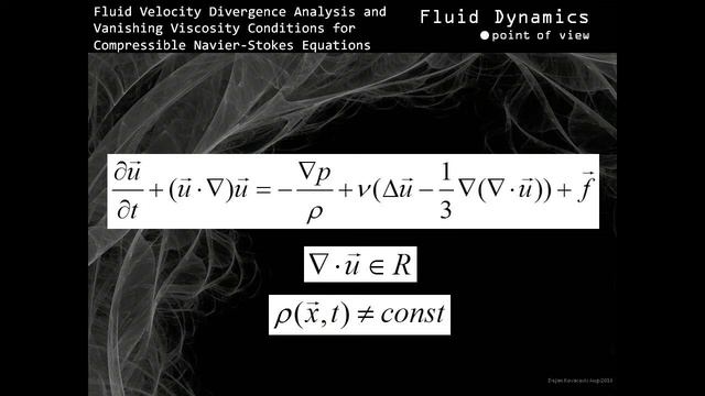 Vector Field Divergence and Vanishing Viscosity Term of Compressible Navier-Stokes equations смотреть онлайн