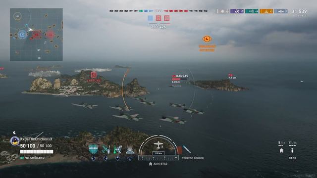 World of Warships Legends Azur Lane Shoukaku Aircraft Carrier Commander смотреть онлайн