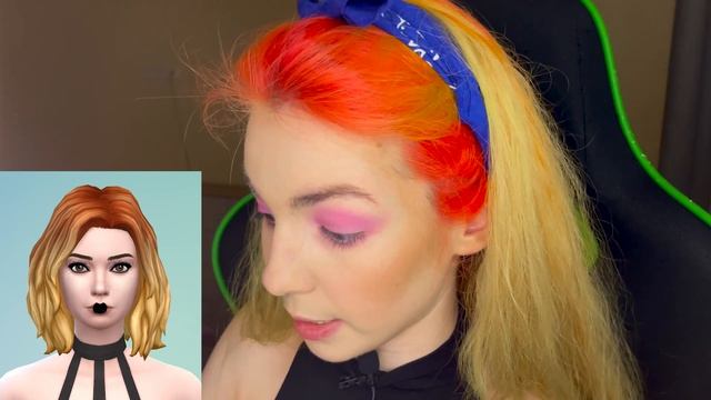Короче, я відтворила рандомний макіяж з Sims 4... смотреть онлайн
