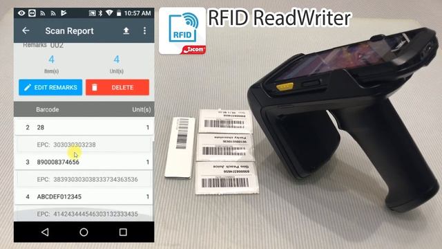 RFID ReadWriter Android App смотреть онлайн