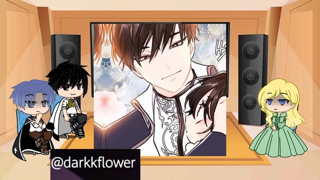 реакция персонажей с манги ПДП (Приёмная дочь протагониста) смотреть онлайн