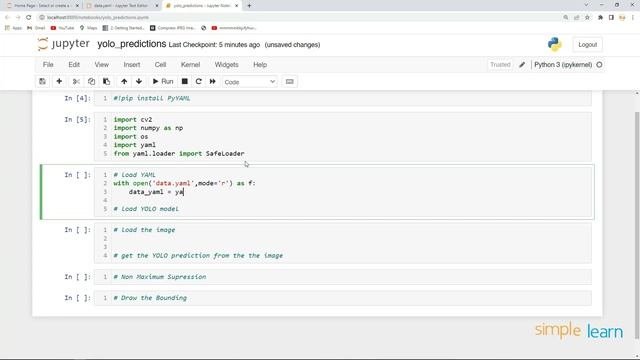 Load data yaml file, Predictions Step 1 смотреть онлайн