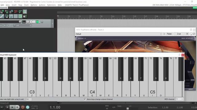 VIRTUAL MIDI KEYBOARD смотреть онлайн