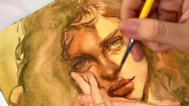 Watercolor Painting Process