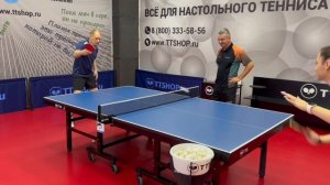 Тактика. Настольный теннис. Игра против накладки антиспин.