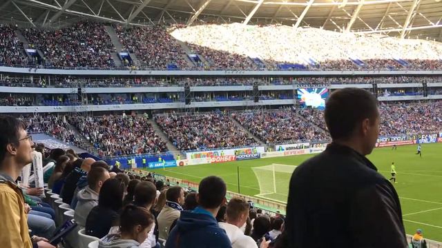 Волна на стадионе Самара Арена 6 мая 2018 матч Крылья Советов - Кубань смотреть онлайн