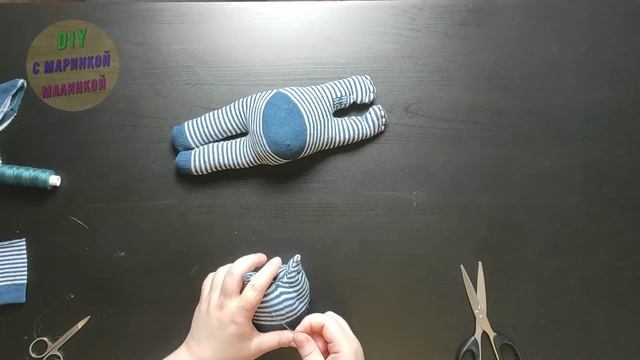 Как сшить кота из носков. DIY с Маринкой-Малинкой смотреть онлайн