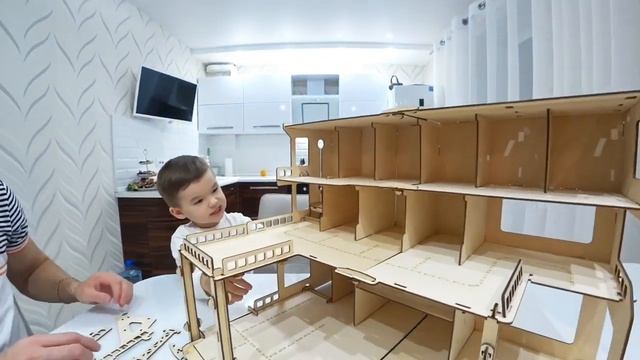 Парковка для машинок своими руками. смотреть онлайн