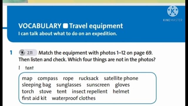 English Plus 6  Travel Equipment. ????