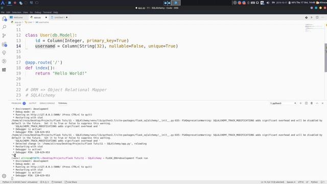 آموزش فلسک | ۱۱ - کار با ORM смотреть онлайн