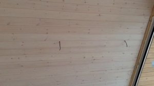 Внутренняя отделка, обшивка стен планкеном, разводка коммуникаций в доме А-фрейм