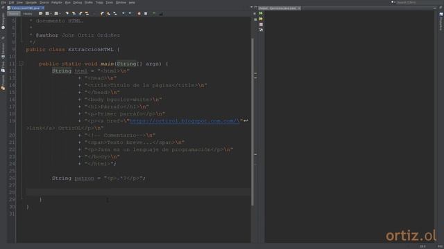 Java - Ejercicio 66: Extraer Etiquetas y su Contenido desde un Documento HTML смотреть онлайн