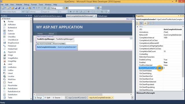 (Beginners) Asp.Net Ajax Tutorial - Auto Complete Extender Control смотреть онлайн
