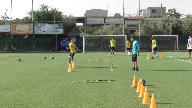 Soccer Training Ideas 48 ( Specific Coordination-Ladders, Cones, Hurdles)