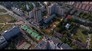 Город Домодедово Северный [aerial survey] Domodedovo city 4K