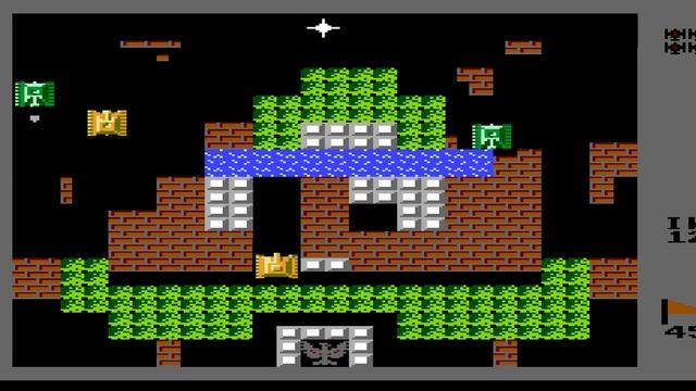 Battle City by Spirit of Thunder (Battle City Hack) (NES, 1985) Уровень 45 смотреть онлайн